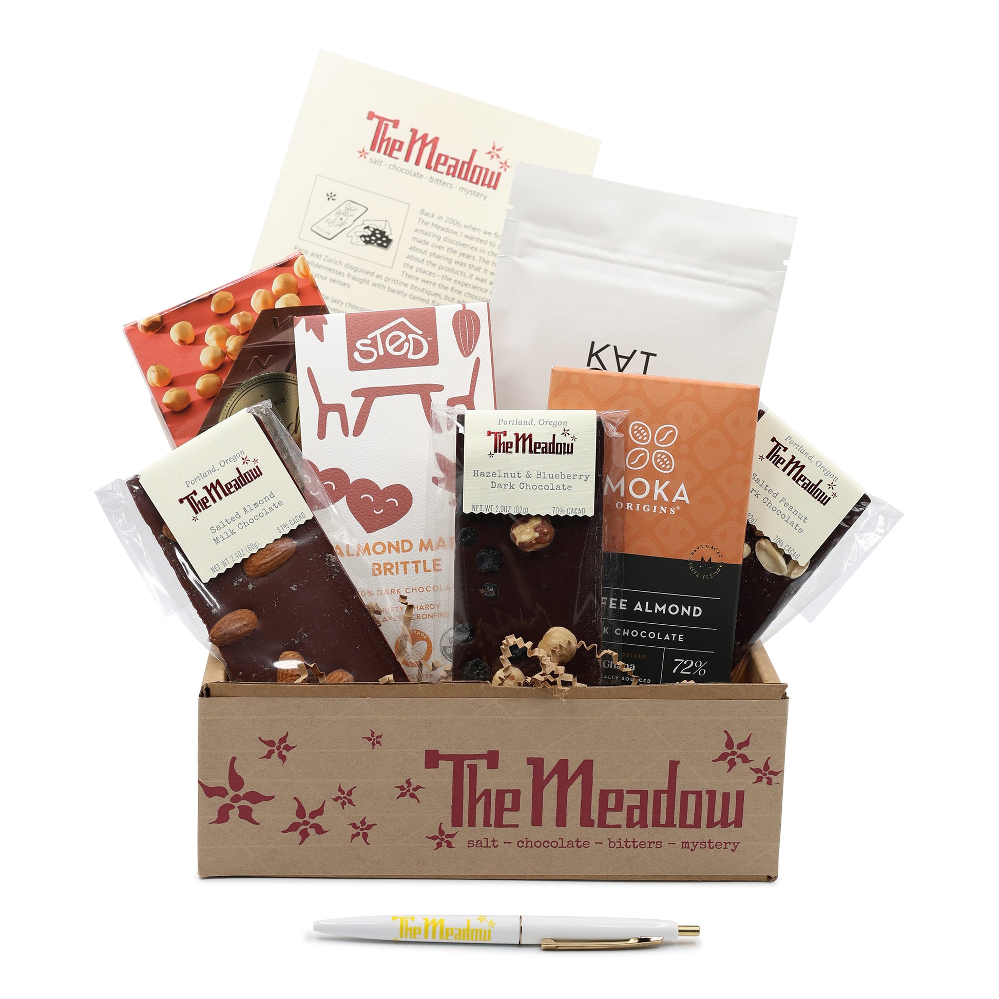 Nutty Chocolate Tasting Flight Box