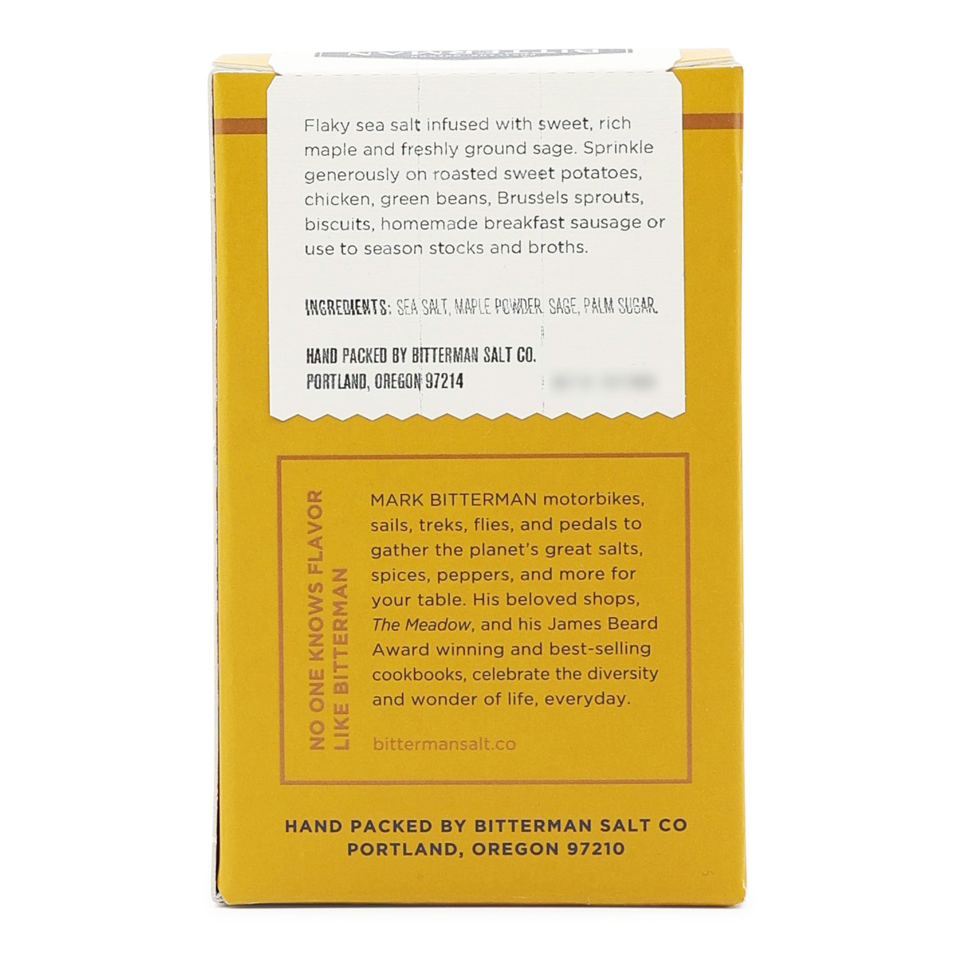 Bitterman's Maple Sage Salt