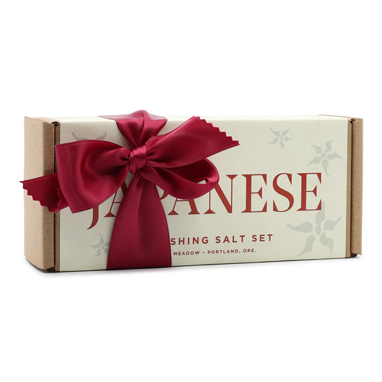 Japanese Salt Set with red bow