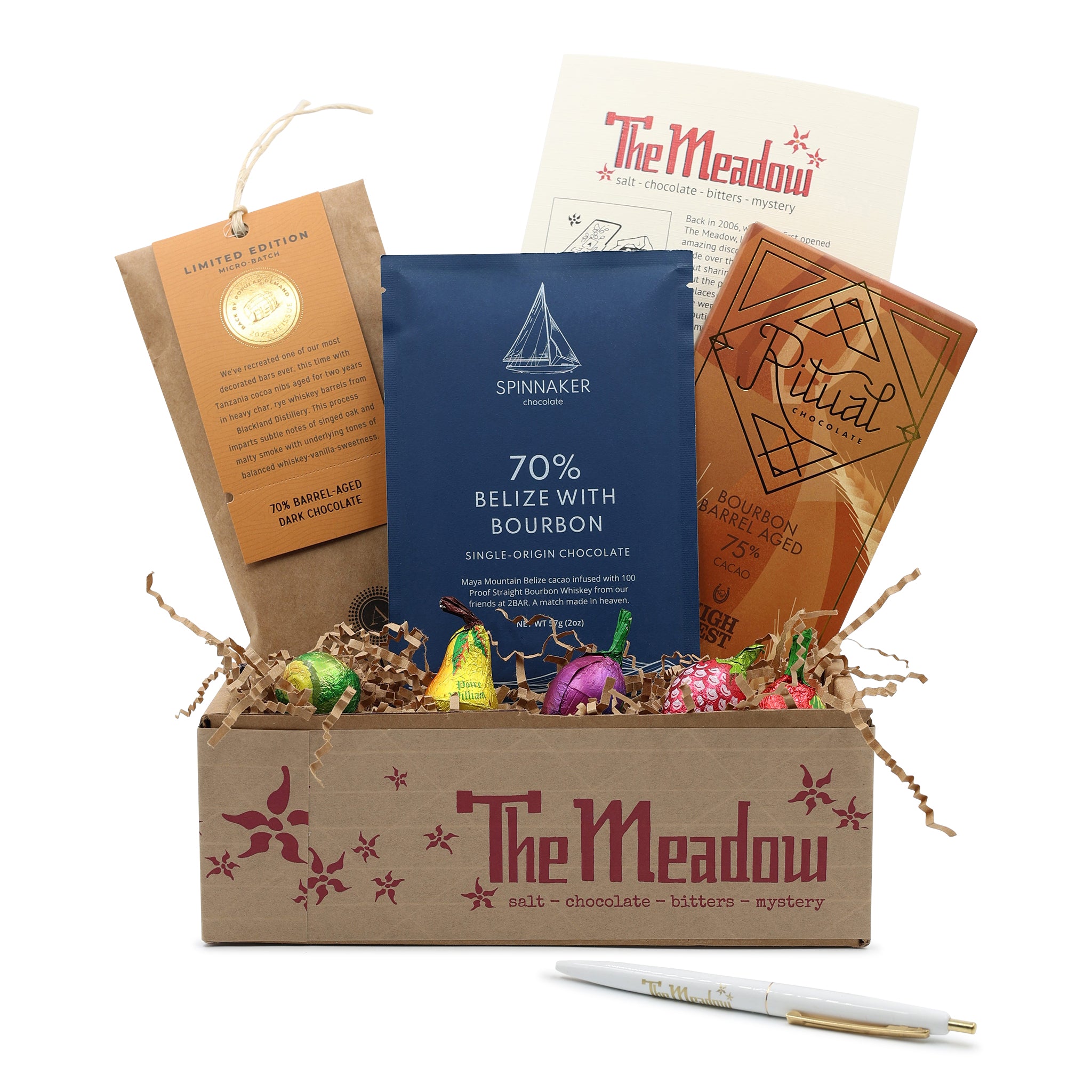 Boozy Chocolate Tasting Flight Box – The Meadow