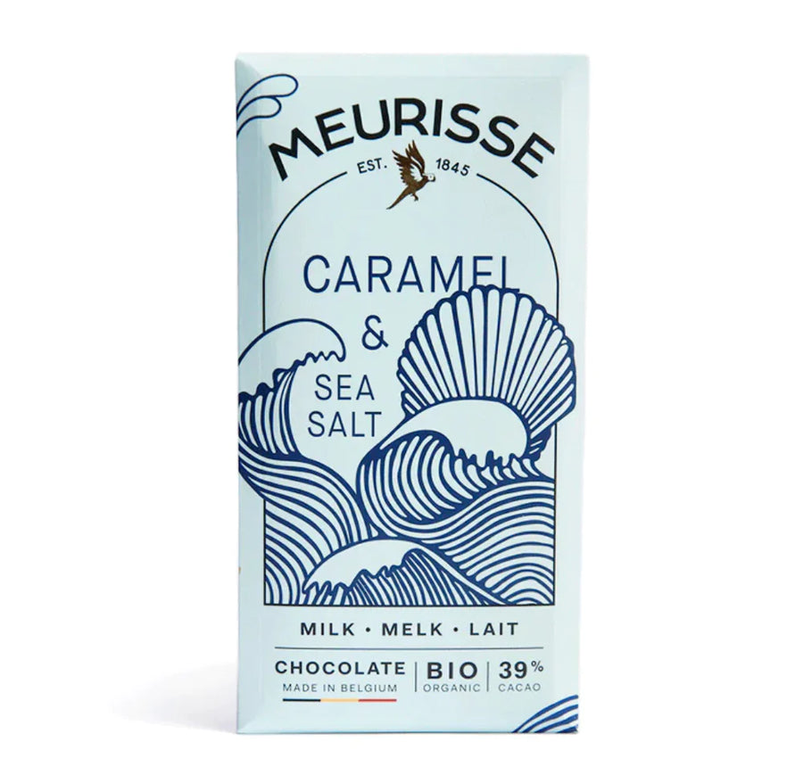 Image of Meurisse 39% Milk Chocolate with Caramel and Sea Salt