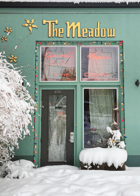 The Meadow Mississippi ave exterior in snow