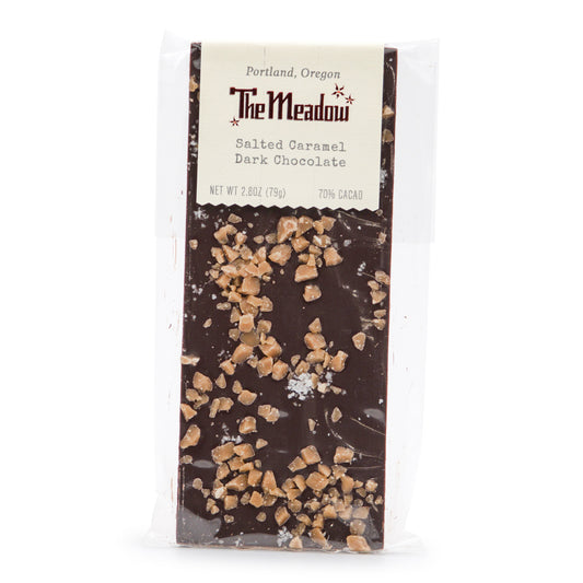 The Meadow Salted Caramel Dark Chocolate Bar