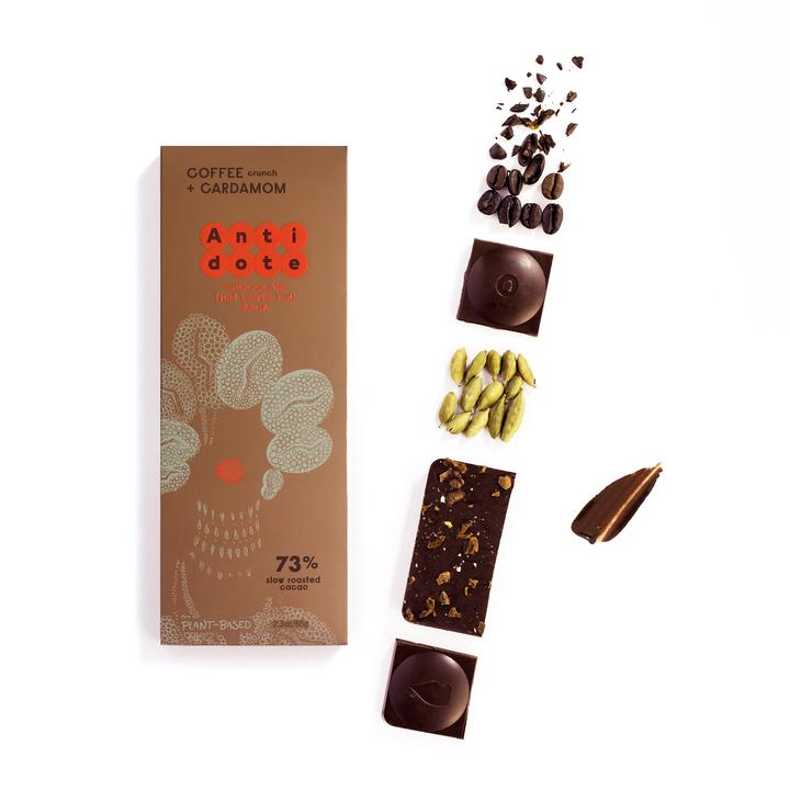 Antidote 73% Dark Chocolate with Coffee and Cardamom