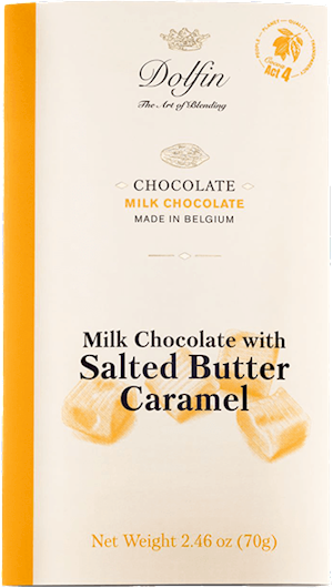 Dolfin Milk Chocolate with Salted Butter Caramel