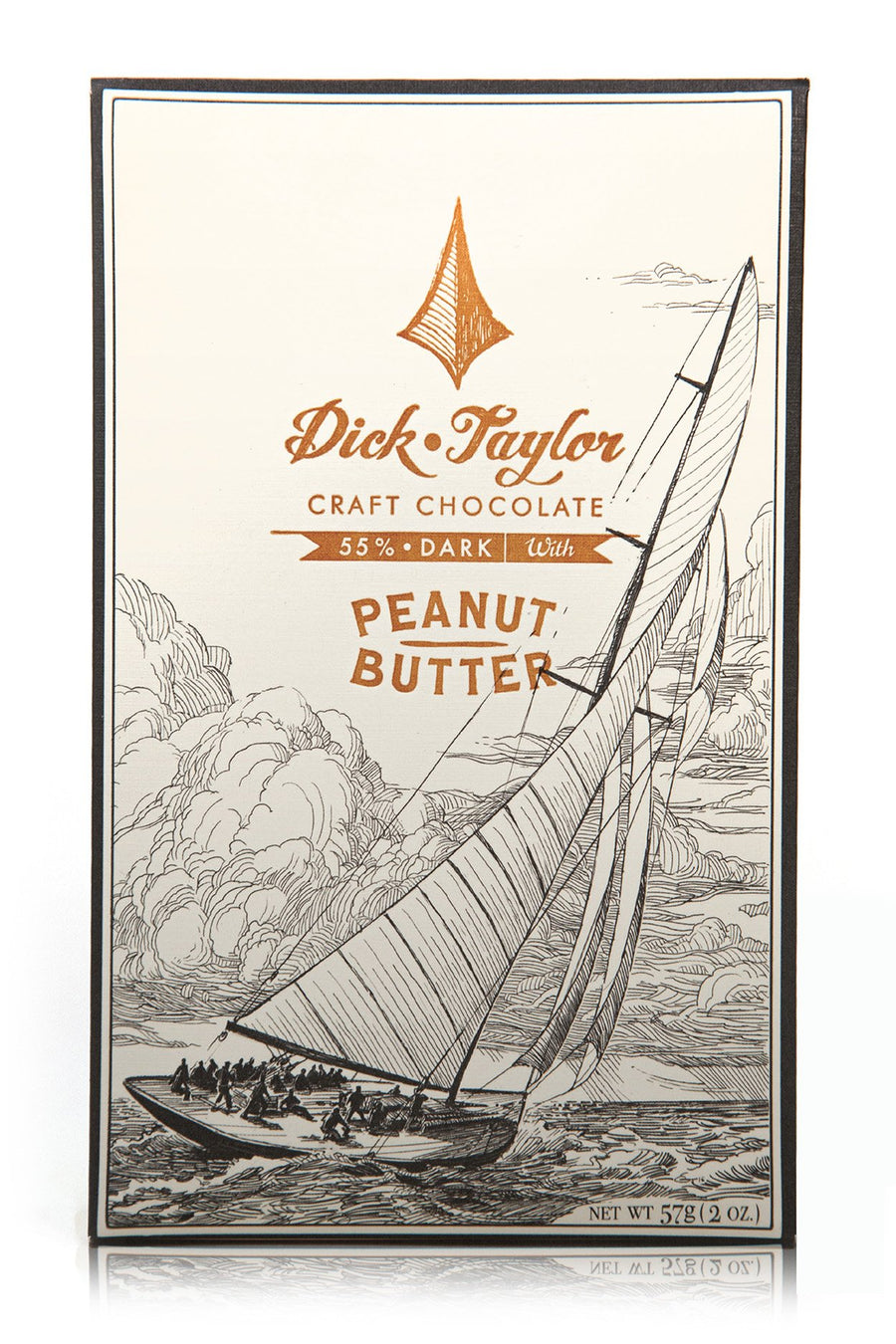 Dick Taylor 55% Dark Chocolate with Peanut Butter