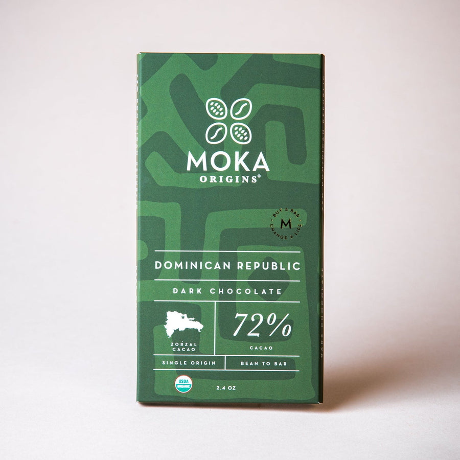Moka Origins Dominican Republic 72% Dark Chocolate