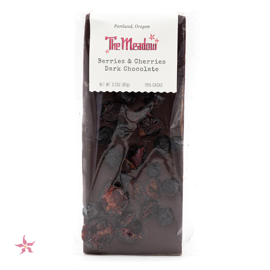 The Meadow Dark Chocolate with Berries & Cherries