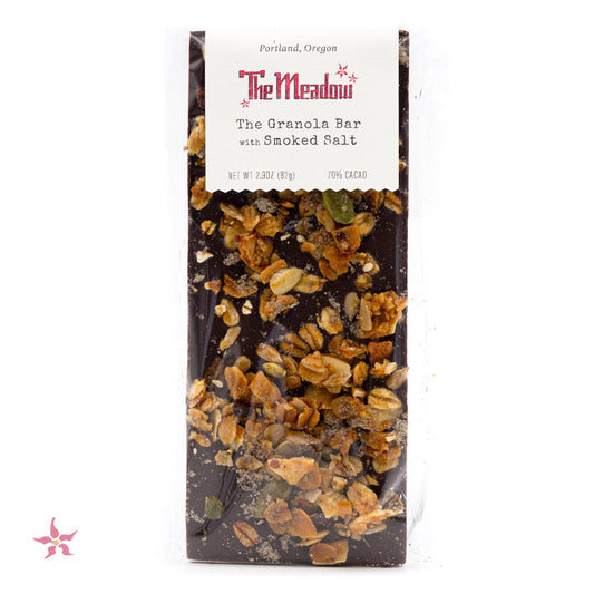 The Meadow Dark Chocolate with Granola & Smoked Salt
