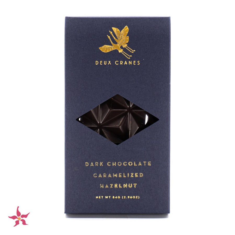 Deux Cranes 70% Dark Chocolate with Caramelized Hazelnuts