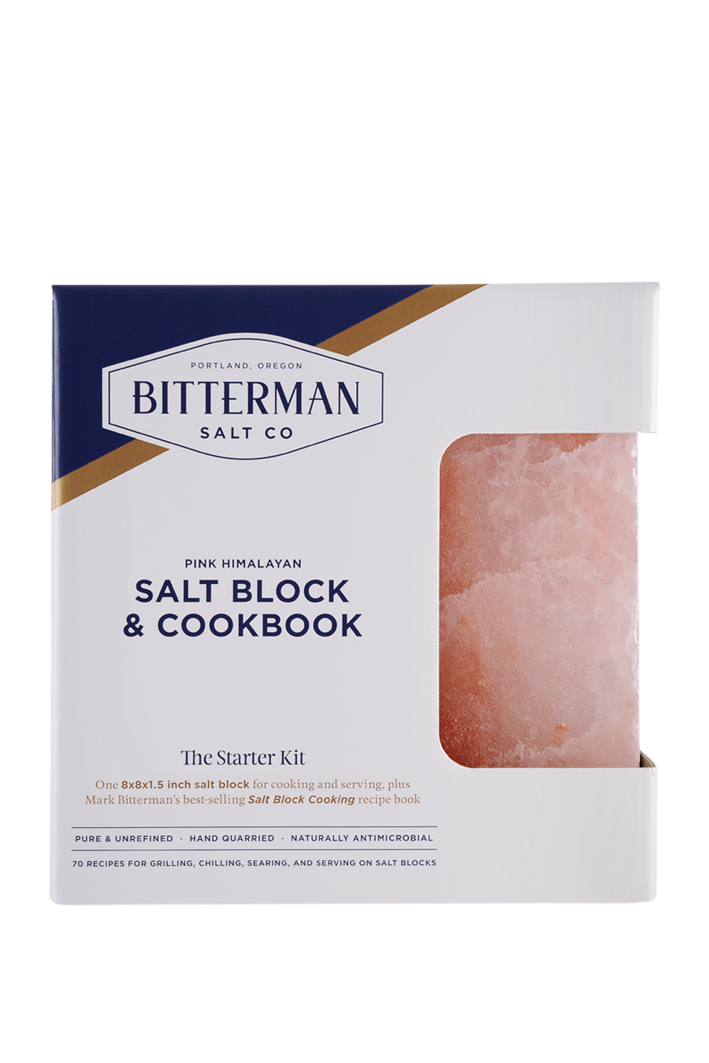 Himalayan Pink Salt Block Cooking Plate | Perfect for Cooking, Grilling, Cutting u0026 Serving | Antibacterial u0026 Antimicrobi