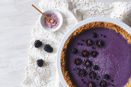 Blackberry Lime Pie with Pinot Noir Sea Salt