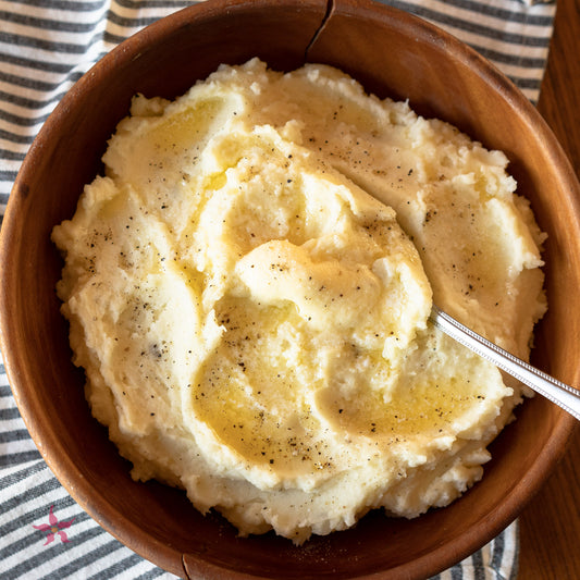 Mashed Potatoes, Salted 3 Ways