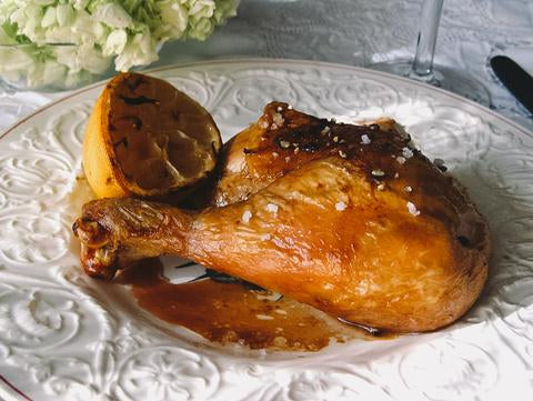 Roasted Lemon Chicken with Bitterman's Sel Gris