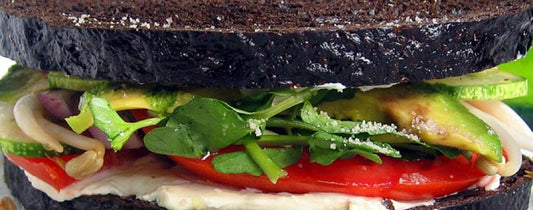 Vegetable Sandwich with Amabito No Moshio