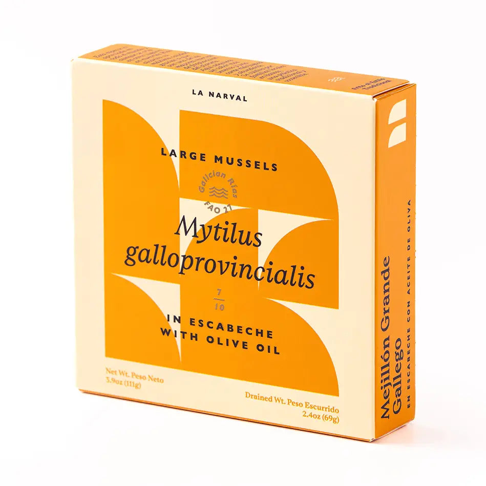 Image of La Narval Premium Galician Mussels in Escabeche with Olive Oil