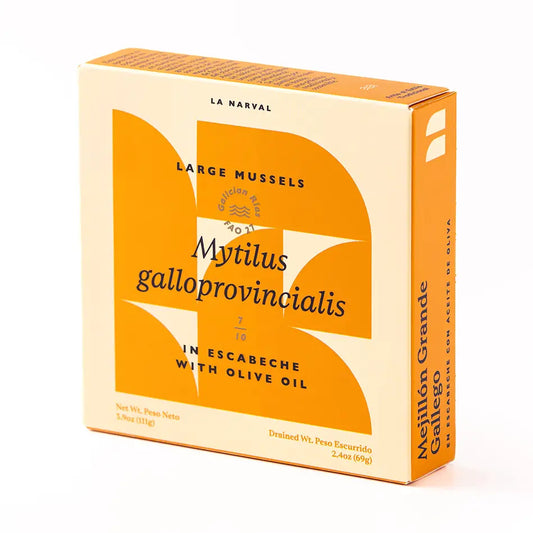 Image of La Narval Premium Galician Mussels in Escabeche with Olive Oil