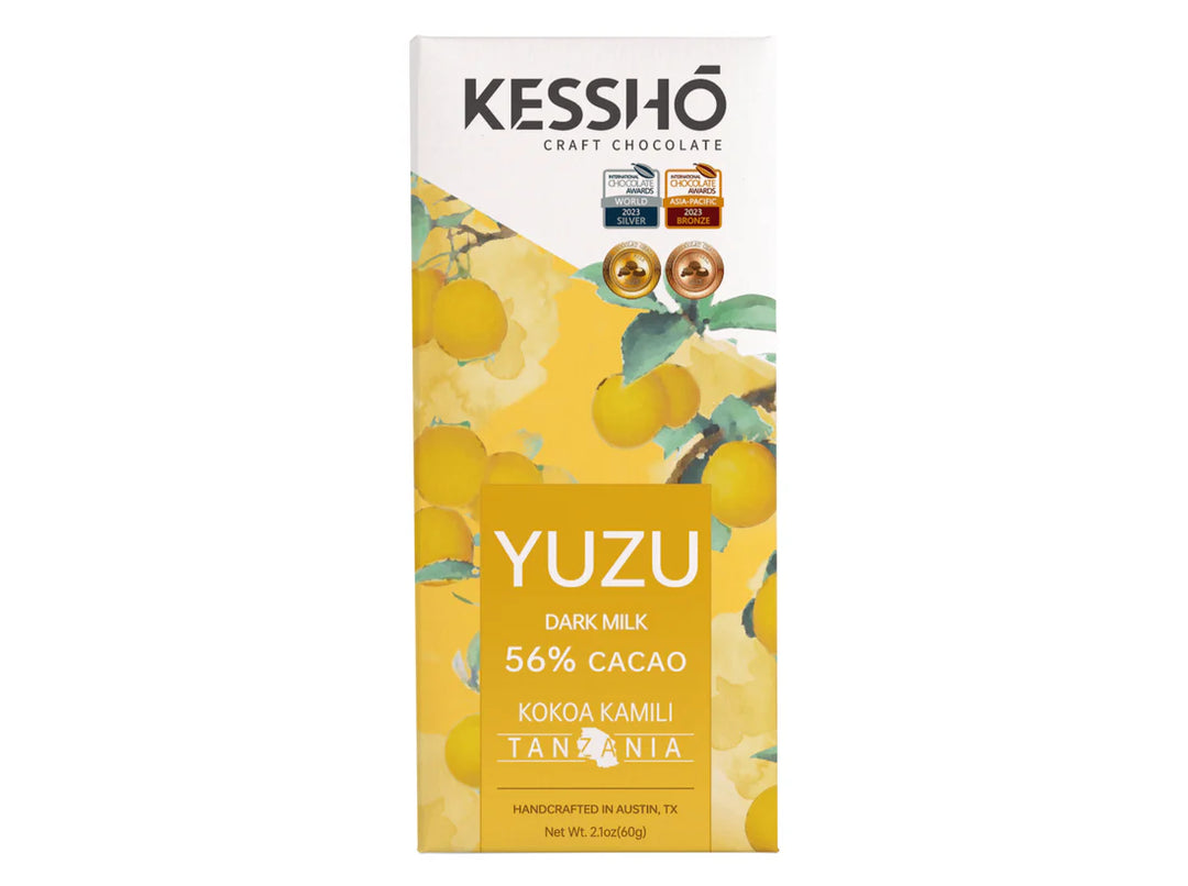 Image of Kesshō 56% Dark Milk Chocolate with Yuzu