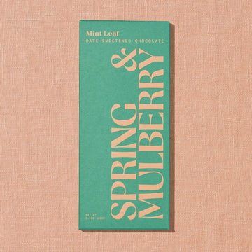 Image of Spring and Mulberry Dark Chocolate with Mint
