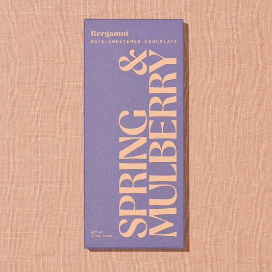 Image of Spring and Mulberry Dark Chocolate with Bergamot
