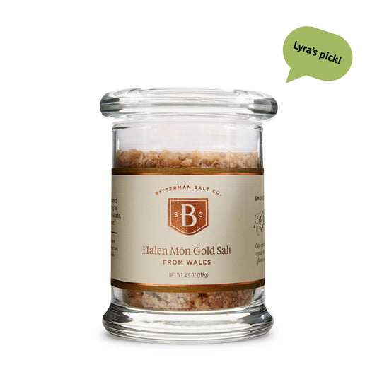 Halen Môn Gold Smoked Sea Salt staff pick
