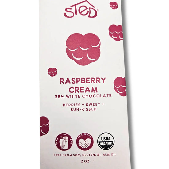 Image of Sted Foods Raspberry and Cream White Chocolate