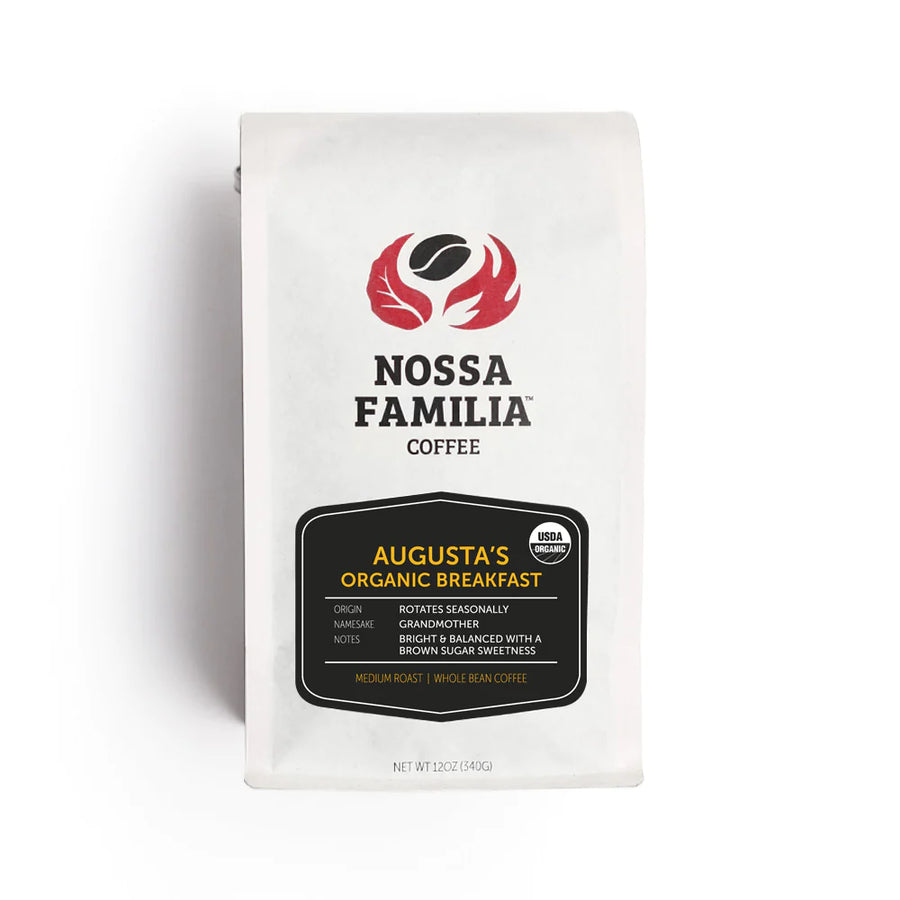 Nossa Familia Augusta's Organic Breakfast Roast - Coffee from Portland, Oregon