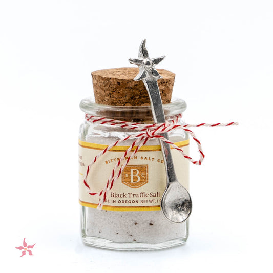 Black Truffle Salt with mini spoon