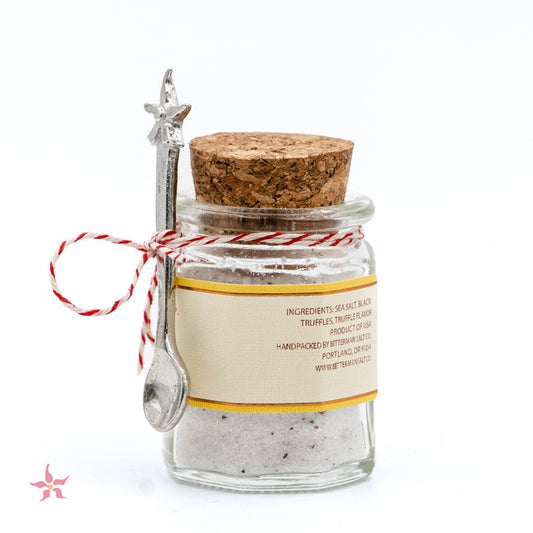 Black Truffle Salt with mini spoon
