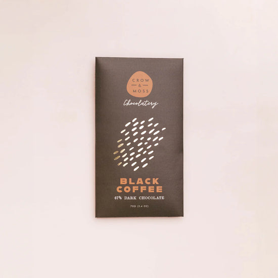 Image of Crow & Moss 67% Dark Chocolate with Brazilian Santos Coffee