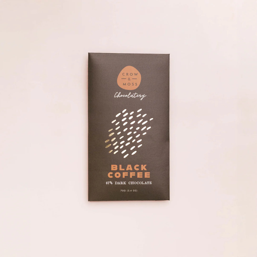 Image of Crow & Moss 67% Dark Chocolate with Brazilian Santos Coffee