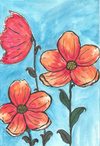 California Poppies Card by Handmade by Jessica