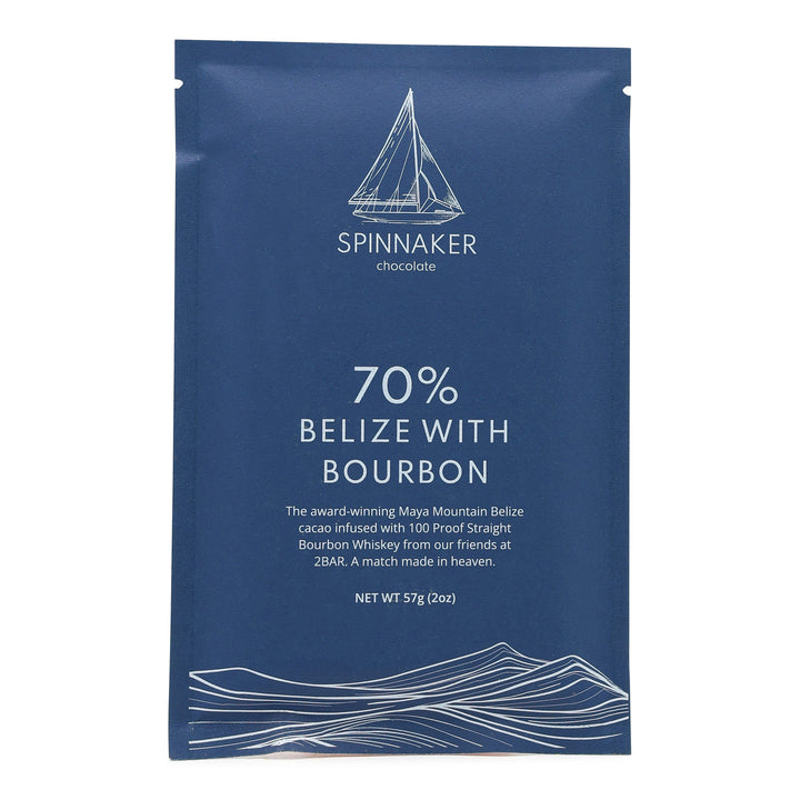 Spinnaker Chocolate Belize 70% Dark Chocolate with Bourbon