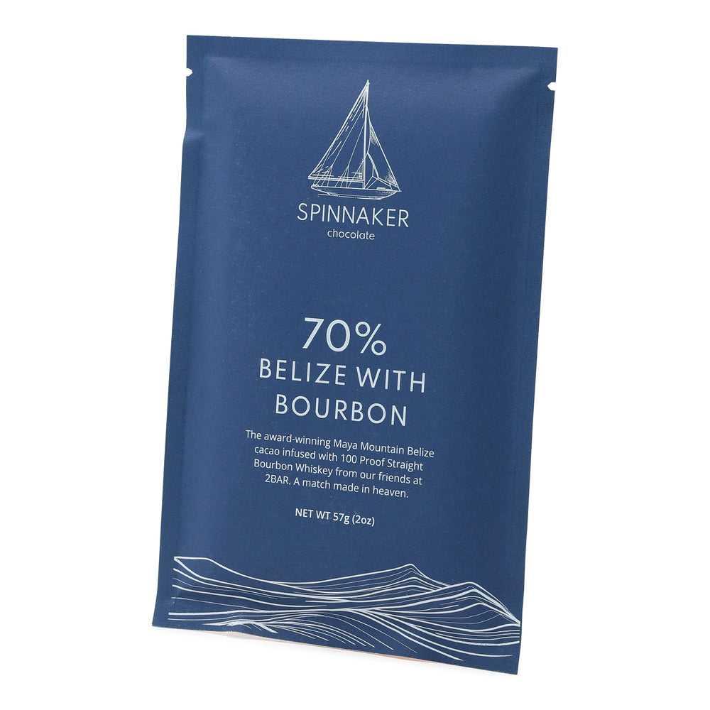 Spinnaker Chocolate Belize 70% Dark Chocolate with Bourbon