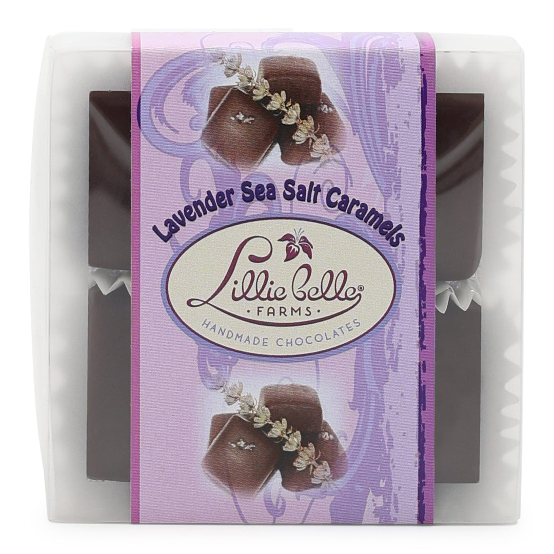 Lillie Belle Lavender Sea Salt Caramels - Set of 4