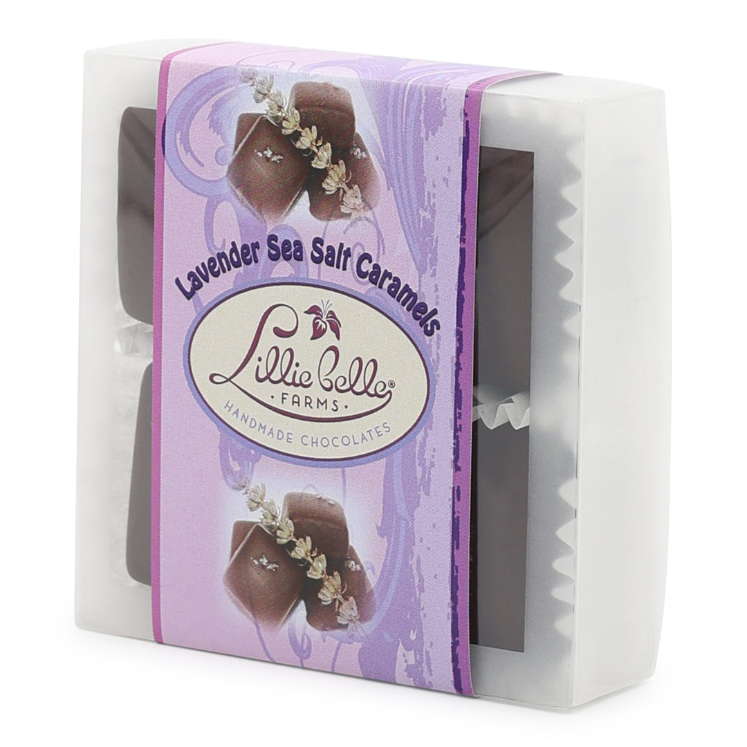 Lillie Belle Lavender Sea Salt Caramels - Set of 4