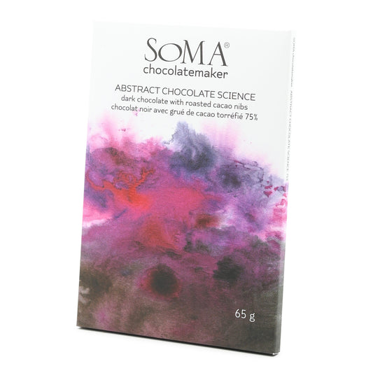 Soma Abstract Science 75% Dark Chocolate with Nibs