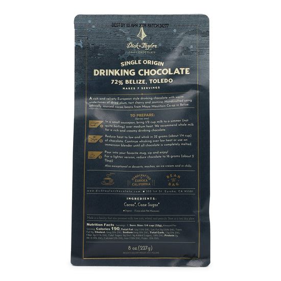 Dick Taylor 72% Belize Drinking Chocolate
