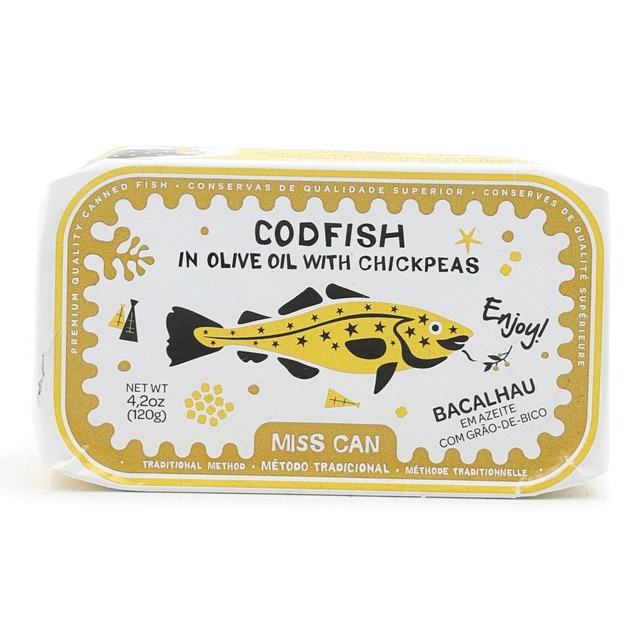 Miss Can Cod in Olive Oil with Chickpeas