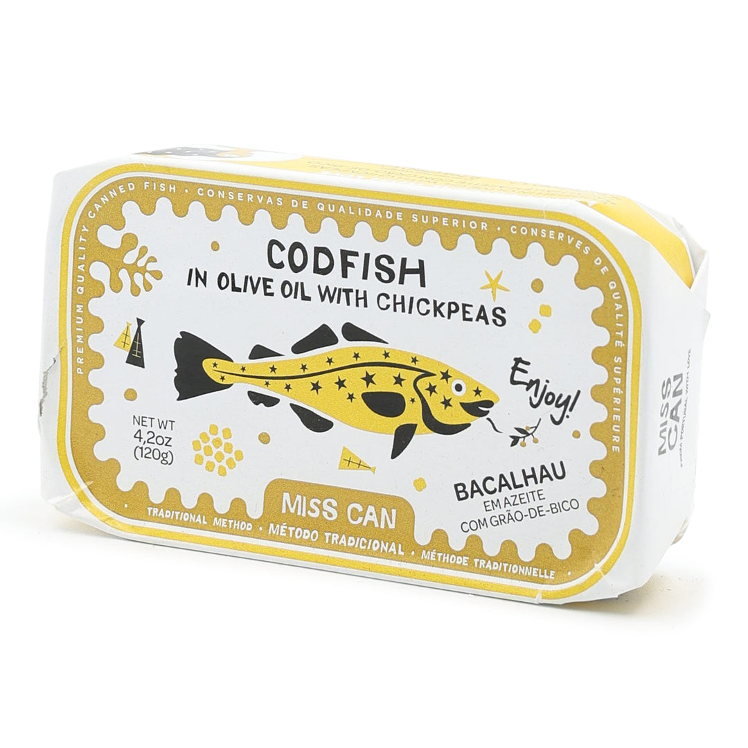 Miss Can Cod in Olive Oil with Chickpeas