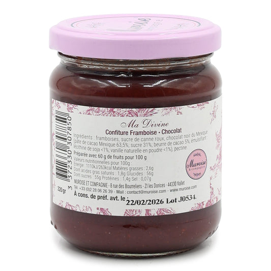Muroise Chocolate and Raspberry Jam