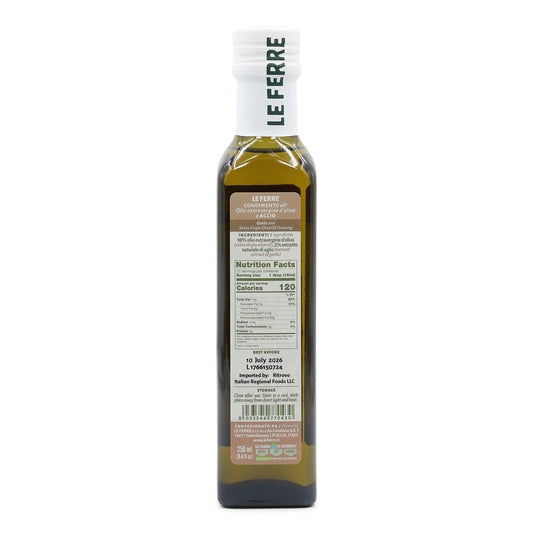 Garlic Infused Extra Virgin Olive Oil from Italy