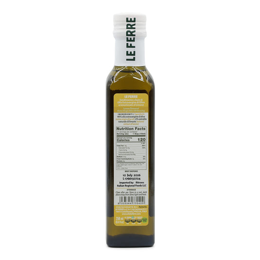 Lemon Infused Extra Virgin Olive Oil from Italy
