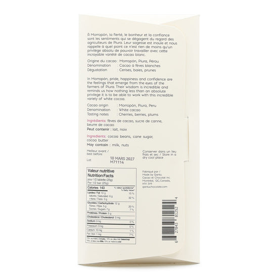 Qantu Morropon Peru 70% Dark Chocolate
