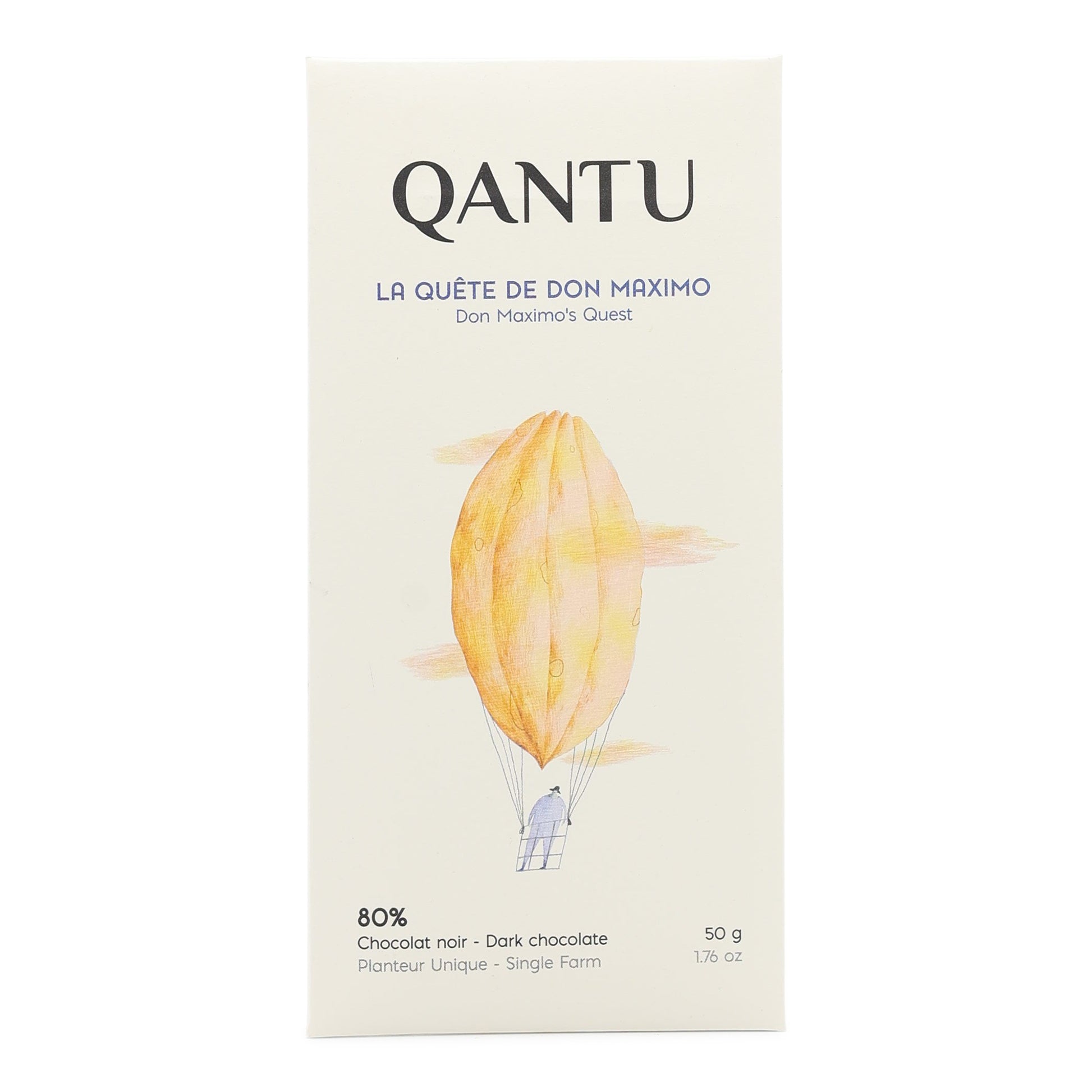 Qantu Chaska Don Maximo's Quest 80% Dark Chocolate