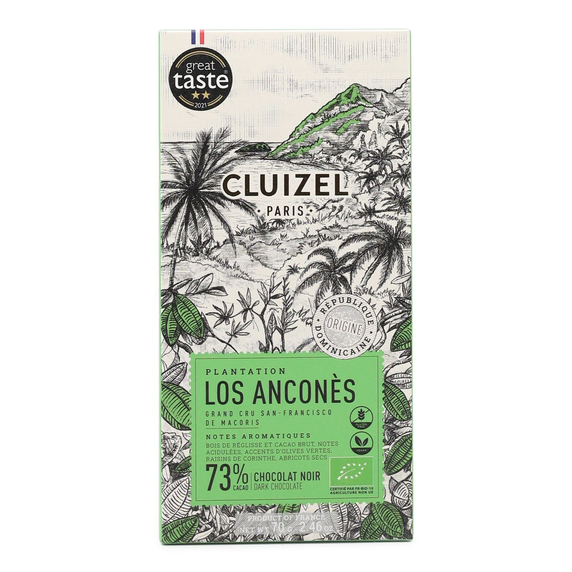 Michel Cluizel Los Ancones 73% Dark Chocolate
