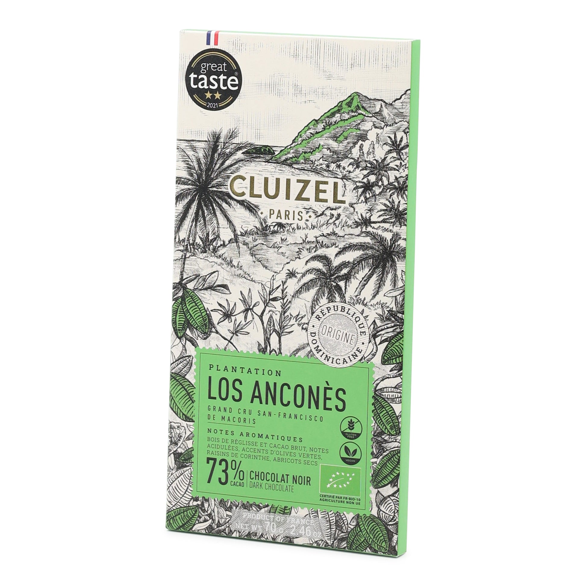 Michel Cluizel Los Ancones 73% Dark Chocolate