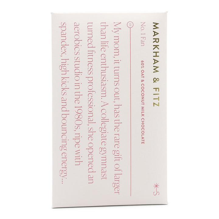Markham & Fitz No. 1 Fan Coconut and Oat Milk Chocolate