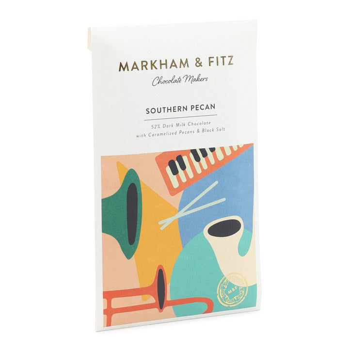 Markham & Fitz 52% Dark Milk Chocolate with Southern Pecan