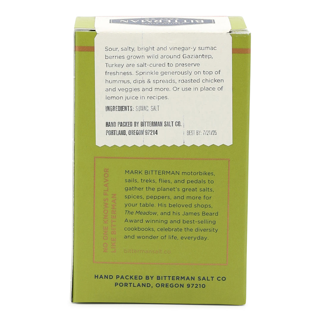 Bitterman's Cured Sumac from Turkey